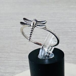 Sterling Silver Dainty Dragonfly Ring